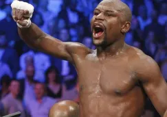 Floyd Mayweather durante un combate