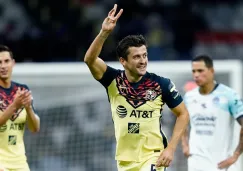 Fernando Madrigal durante un partido con América