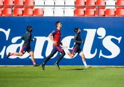 Jugadores del Atlético de San Luis durante entrenamiento