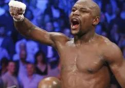 Floyd Mayweather durante un combate