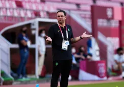 André Jardine durante un partido con Brasil en Tokio 2020