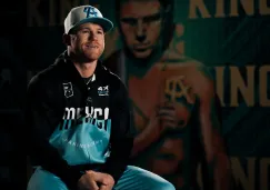 Saúl 'Canelo' Álvarez durante el Media Day previo a pelea