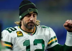 Aaron Rodgers en un partido con Green Bay