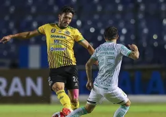 Luis Ángel Landín en derrota ante León