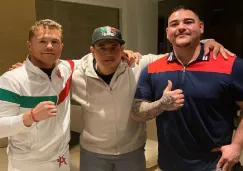 Canelo Álvarez, Eddy Reynoso y Andy Ruiz