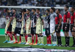 Jugadores de Rayados y América previo a su partido 