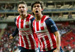 José Juan Macías en festejo con Chivas