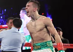 Michael Conlan reacciona en el ring