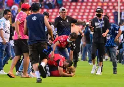 Trifulca en el Estadio Corregidora entre aficionados de Querétaro y Atlas