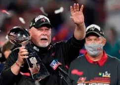 Bruce Arians en partido de la NFL