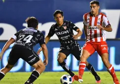 Atlético San Luis jugando partido de Liga MX ante Necaxa