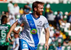 Fernando Aristeguieta celebrando su gol vs León 