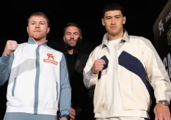 Canelo y Bivol previo a su pelea de este sábado