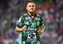 Luis Montes jugando partido de Liga MX con el León