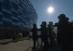 Seguridad en el Estadio Cuauhtémoc 