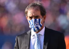 Guillermo Almada dirigiendo al Pachuca en la Liguilla del Clausura 2022