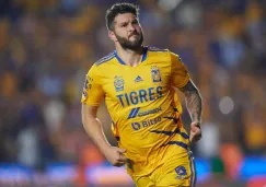 Gignac celebrando gol ante Atlas en la Semifinal del Clausura 2022