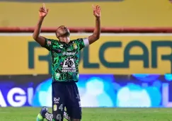  Andres Mosquera en festejo en el Estadio Victoria