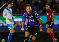 Marco Fabián, en festejo de gol