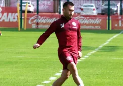 Jean Meneses en entrenamiento con Toluca