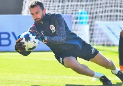 Marcelo Barovero durante entrenamiento