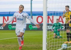 Brian Ocampo durante un partido con Nacional