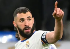 Karim Benzema en un partido del Real Madrid