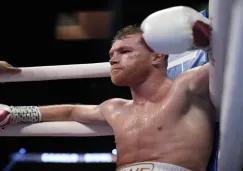 Canelo Álvarez en su esquina