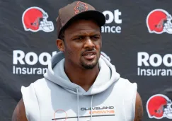 Deshaun Watson en conferencia de prensa