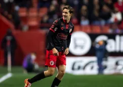 Marcel Ruiz durante un partido con Xolos