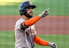 Luis González: Cuadrangular del mexicano en victoria de Giants sobre Pirates