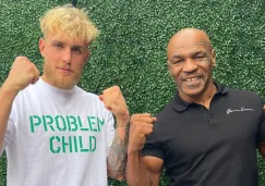 Jake Paul y Mike Tyson en entrenamiento