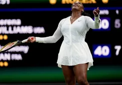 Serena Williams durante su derrota