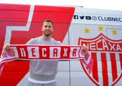 Edgar Méndez con los colores del Necaxa