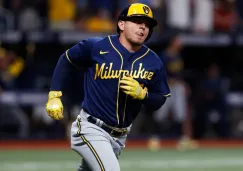 Luis Urías: Cuadrangular del mexicano en triunfo de Brewers sobre Rays