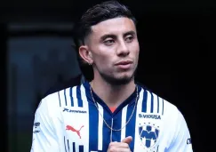 Joao Rojas en presentación con Rayados