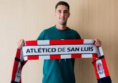 Sabin Merino en su presentación con San Luis