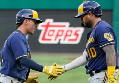 Luis Urías: Noveno jonrón de la temporada en triunfo de Brewers