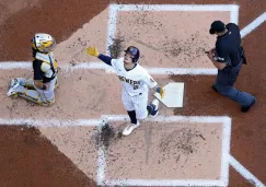 Luis Urías: Décimo cuadrangular del mexicano en derrota de Brewers