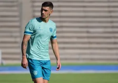 Emiliano Velázquez en su primer entrenamiento con FC Juárez