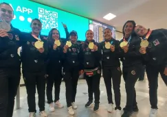 Jugadoras de la Selección Mexicana de Flag Football 