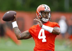 NFL: Deshaun Watson entrenó sin saber si será suspendido