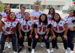 Jugadoras de la Selección Nacional Femenil de Americano