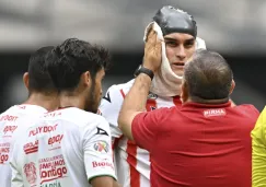 Alexis Peña sufrió una fuerte herida en la cabeza