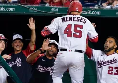 Joey Meneses tras marcar su primer cuadrangular