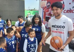 Gael Bonilla durante el evento