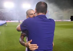 Dani Alves se reencontró con André Jardine 