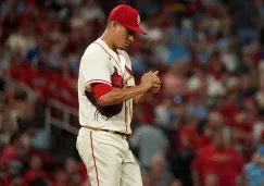 Giovanny Gallegos: Sacó los últimos tres outs en el triunfo de Cardinals ante Rockies