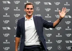 Roger Federer en conferencia de prensa