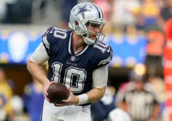 Cooper Rush en acción con Dallas Cowboys